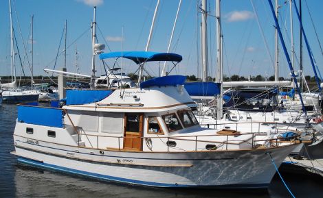 Used Trawlers For Sale  by owner | 1988 40 foot Albin sundeck trawler
