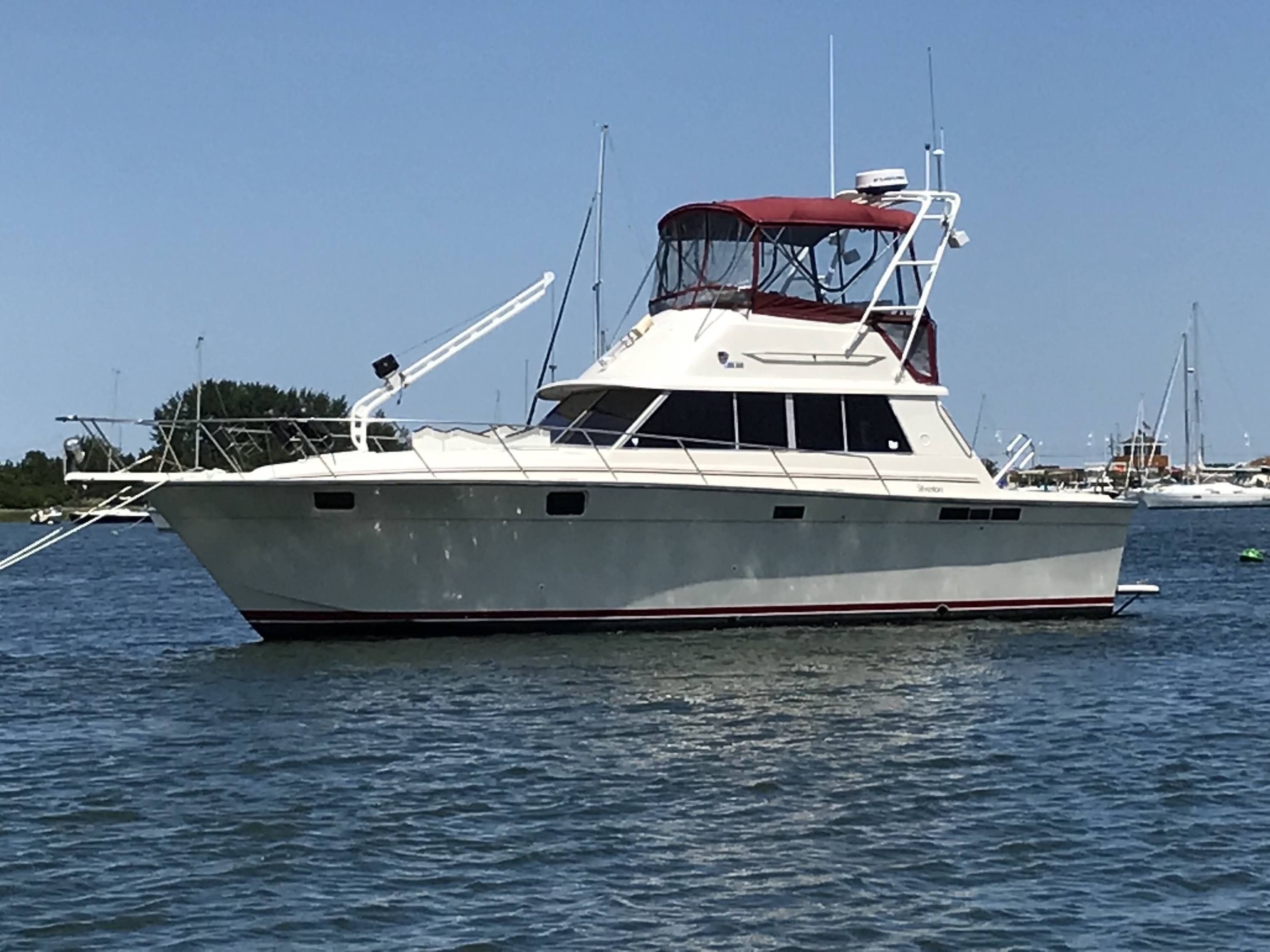 Used Boats For Sale in New York by owner | 1989 37 foot Silverton Convertible 