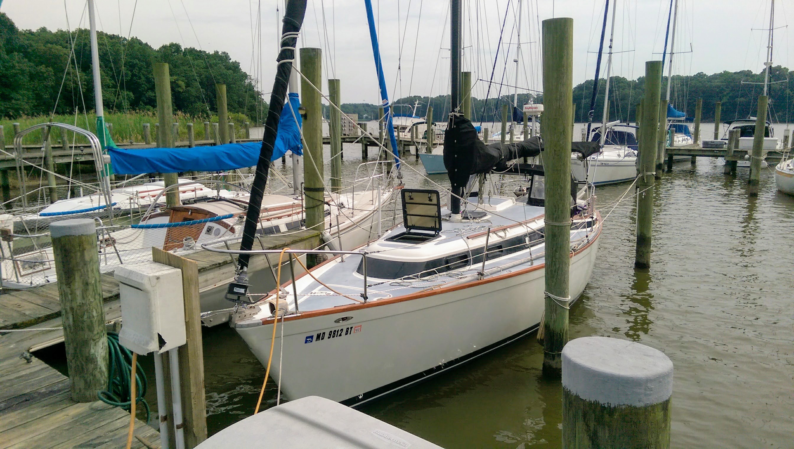 used sailboats in md