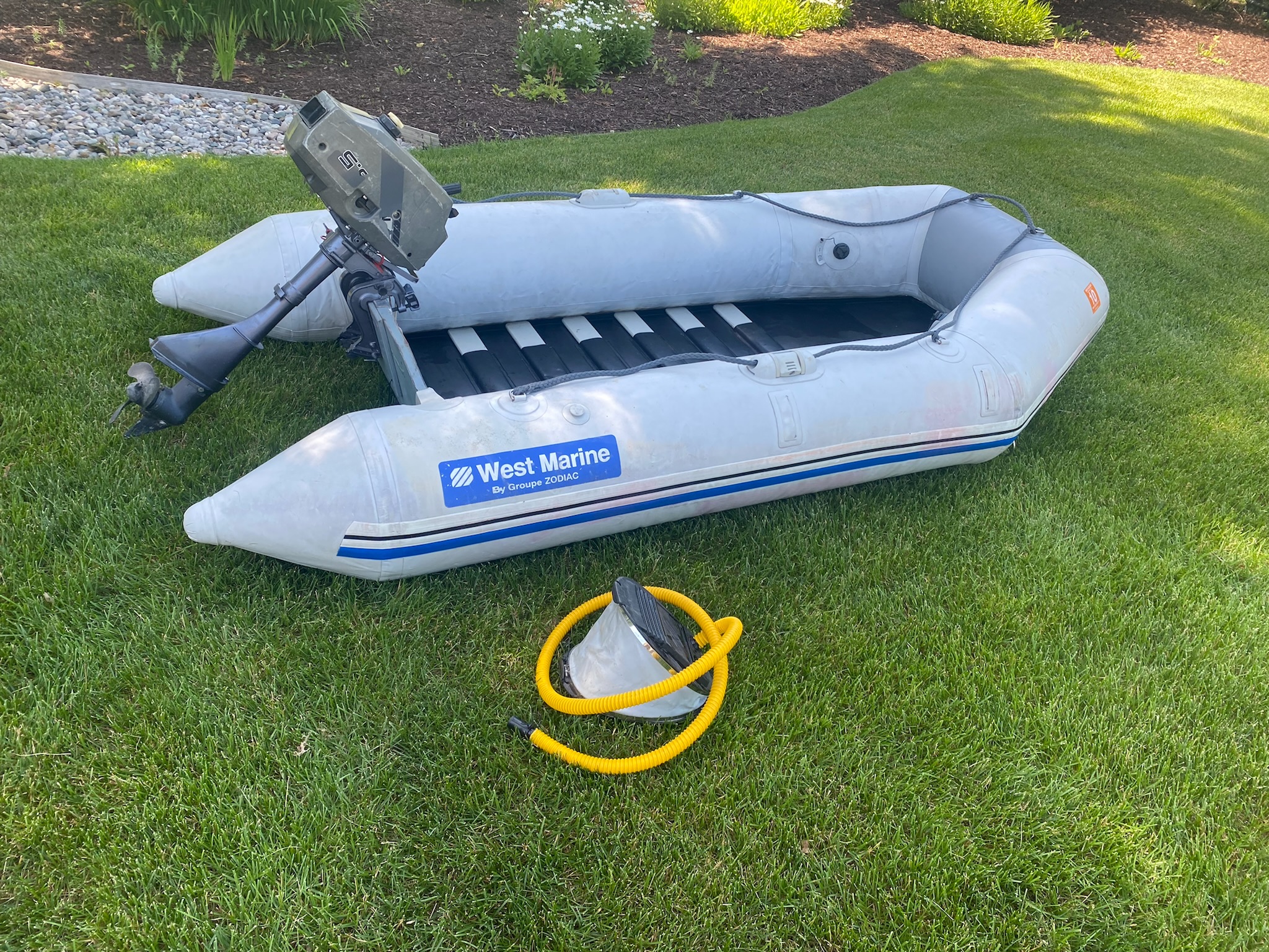 Used Boats For Sale in Michigan by owner | 1999 9 foot Zodiac West Marine