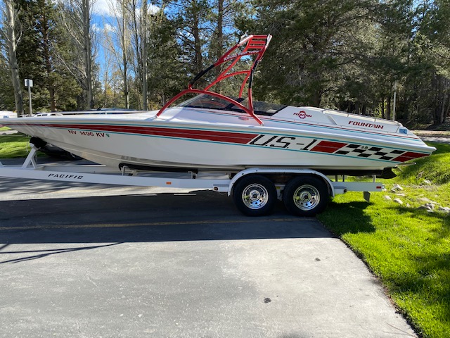 Used Power boats For Sale in California by owner | 1995 Fountain CS 24