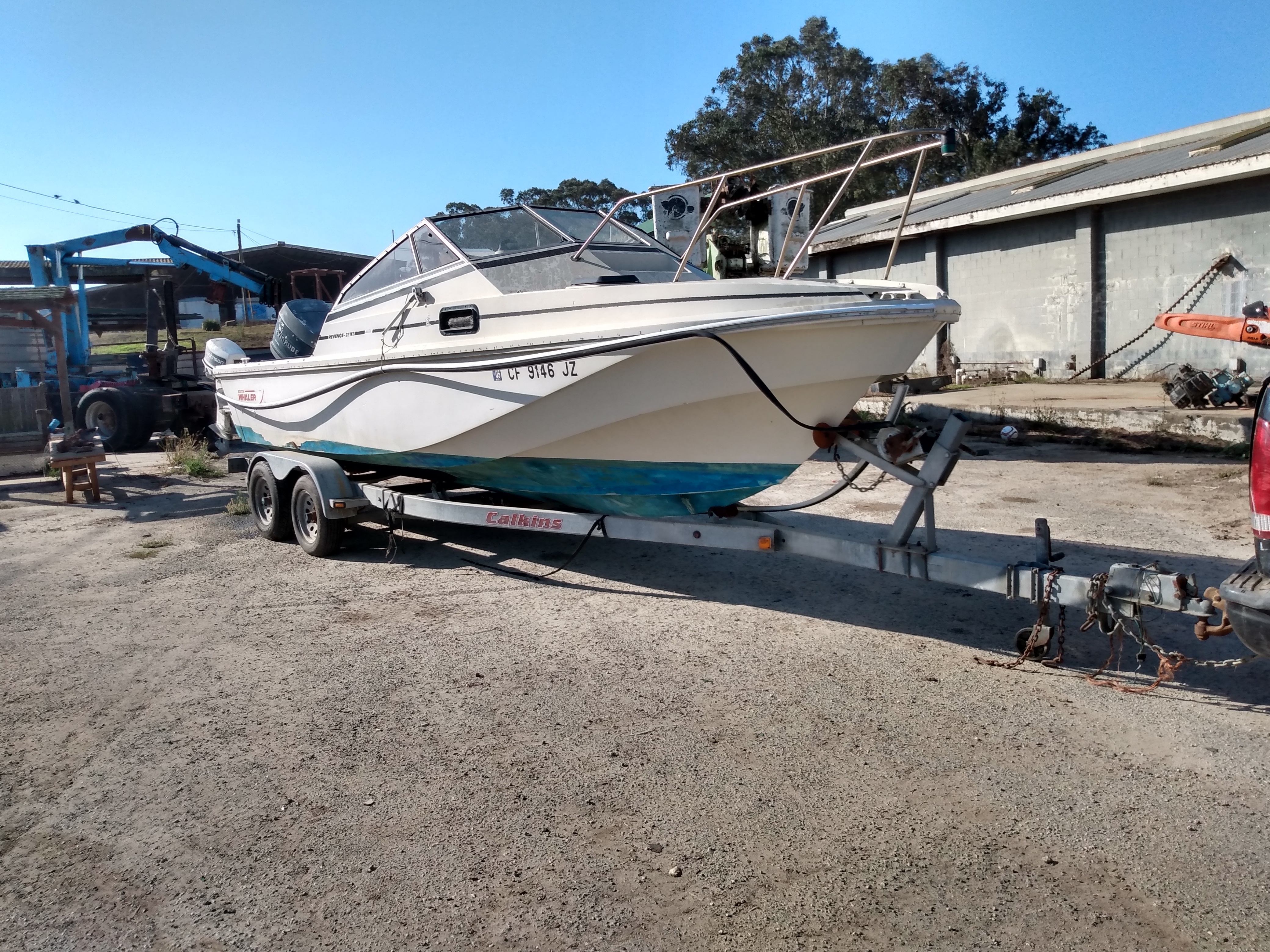 Used Boats For Sale in California by owner | 1987 22 foot Boston Whaler Revenge