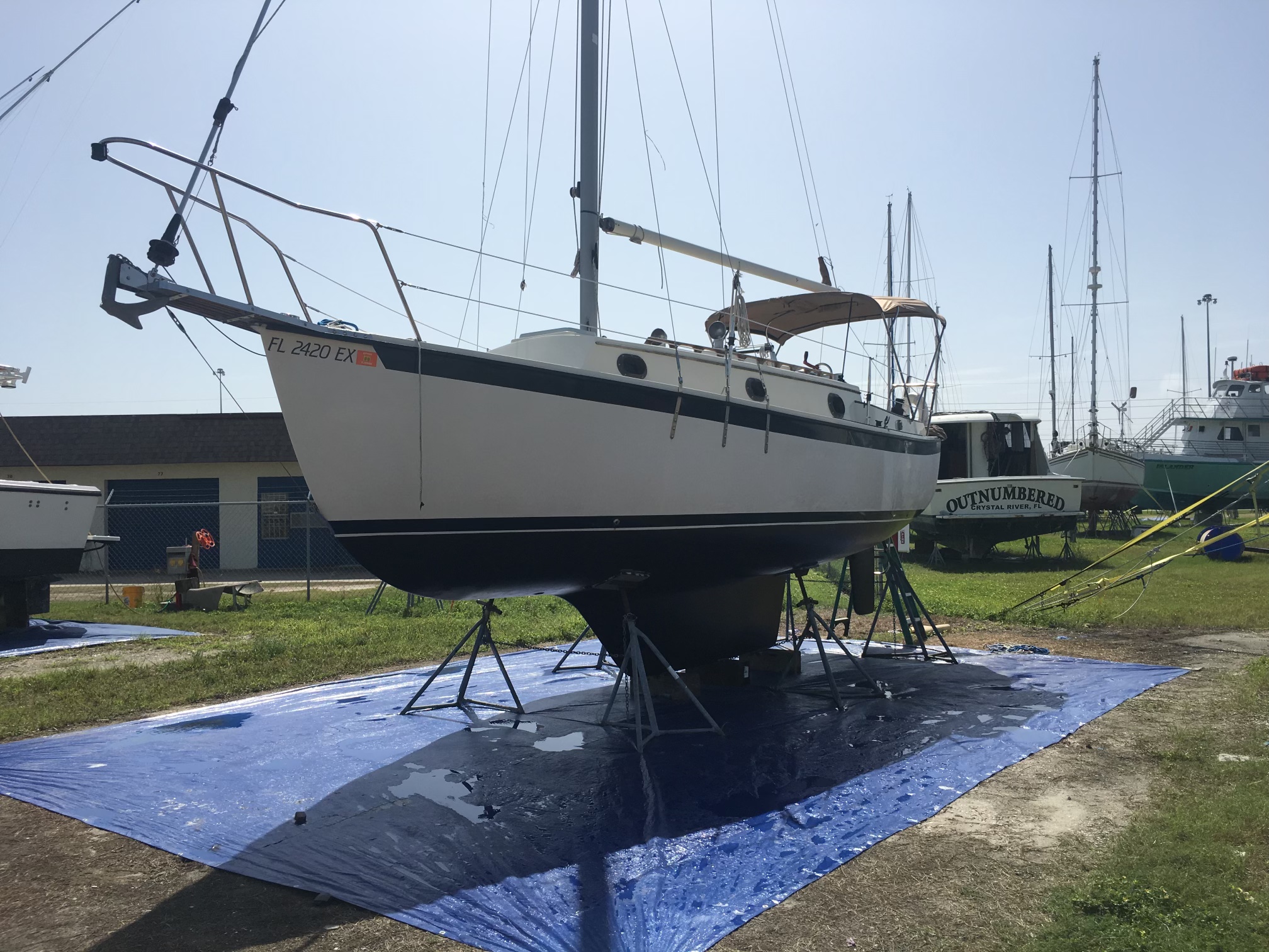 Used Sailboats For Sale in Orlando, Florida by owner | 1978 Hutchins Co. Incorporated Compac 27