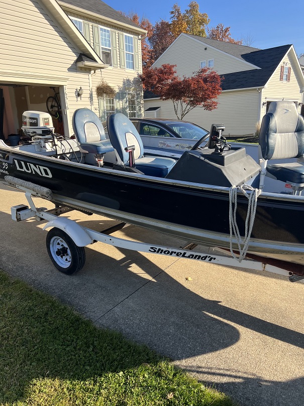 Used Lund Fishing boats For Sale in Ohio by owner | 1997 16 foot Lund Rebel DLX