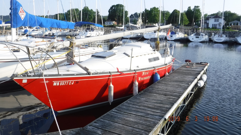 Boats For Sale in Hager City, WI by owner | 1973 25 foot C & C Monohull , transom rudder