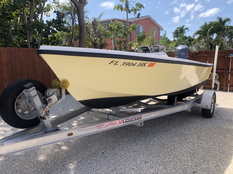 MAKO Fishing boats For Sale in Florida by owner | 1987 17 foot MAKO Flats Model