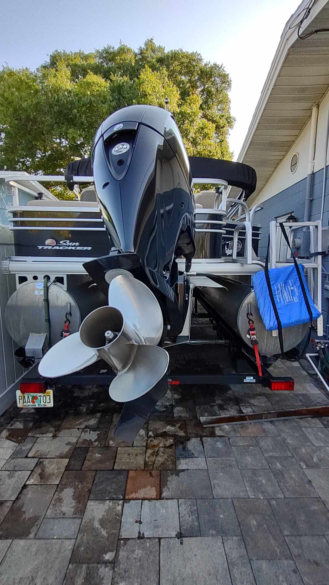 2020 Sun Tracker Fishin' Barge 22 DLX Fishing boat for sale in St Petersburg, FL - image 5 
