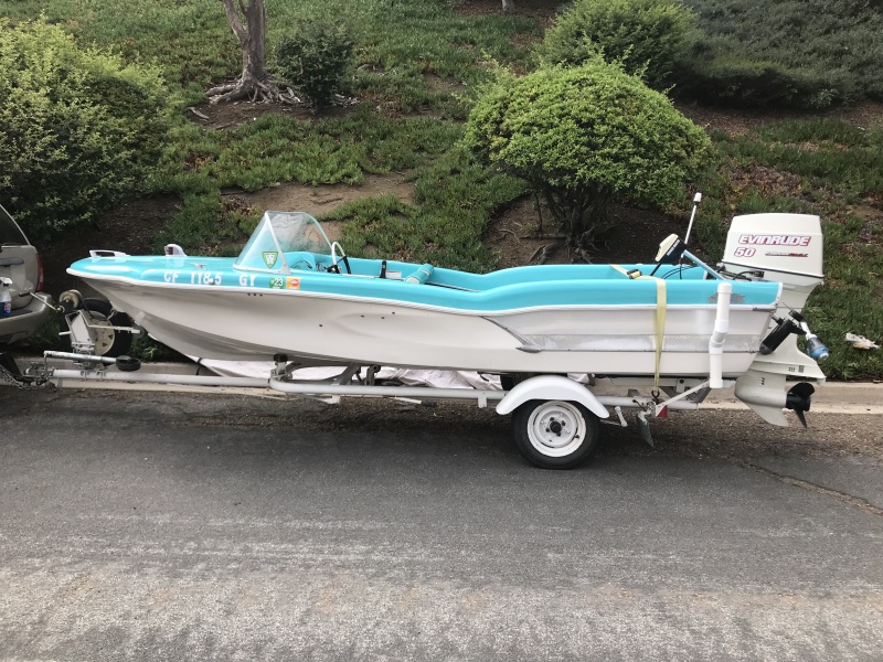 Glastron Boats For Sale in San Diego, California by owner | 1958 15 foot Glastron Sea Flite