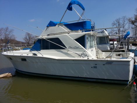 Used Motoryachts For Sale in Indiana by owner | 1970 35 foot Chris Craft Commander Sport Fisher