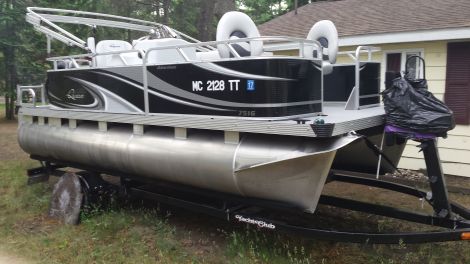 Used Pontoon Boats For Sale in Michigan by owner | 2014 Apex  Quest 7516 Adventure 