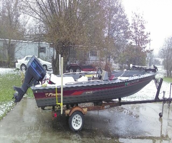 Fisher Boats For Sale in Wisconsin by owner | 1989 Fisher 17' v-Hull Fisher SV-3