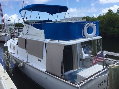 Used Boats For Sale in Palm Bay, Florida by owner | 1979 34 foot Mainship Silverton 