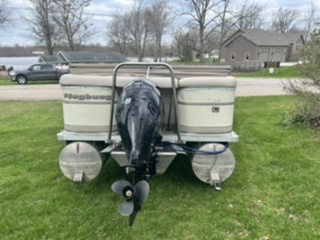 1999 24 foot Playbuoy Marquis  Pontoon  Pontoon Boat for sale in Wolcottville, IN - image 9 