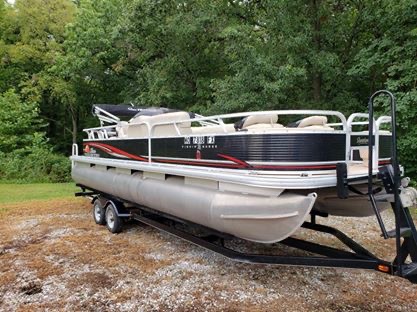 Sun Tracker Pontoon Boats For Sale by owner | 2013 Sun Tracker 24’ Fishing Barge DL