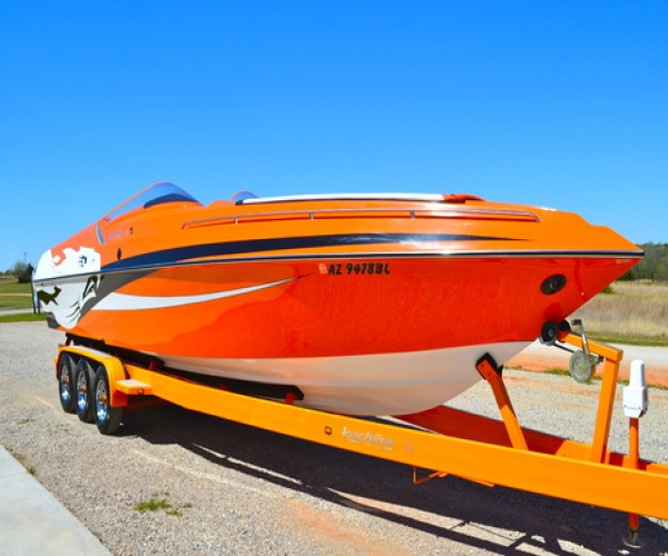Used Boats For Sale in Denver, Colorado by owner | 2008 KACHINA  34 Drone Mid Cabin