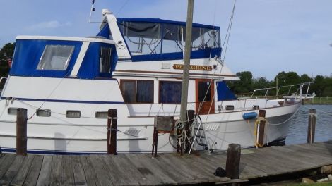 Used Motoryachts For Sale in Virginia by owner | 1986 44 foot Marine Trader Trawler