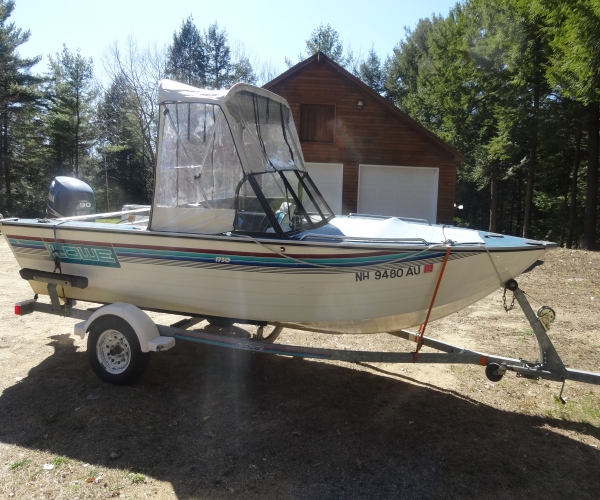 Used Boats For Sale in New Hampshire by owner | 1994 17 foot Lowe Fish 'N Ski Bowrider