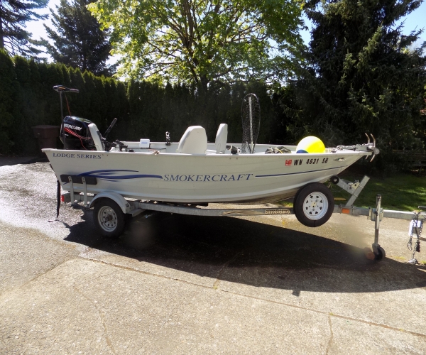 Used Smoker Craft Boats For Sale by owner | 2005 15 foot Smoker Craft Lodge Series