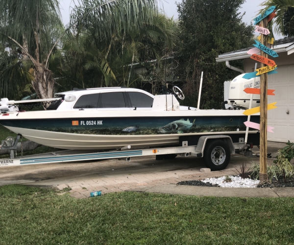 Power boats For Sale by owner | 1992 18 foot Action Craft Flats master