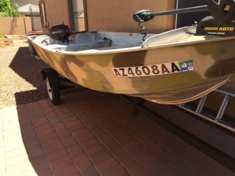 Used Boats For Sale in Arizona by owner | 1985 14 foot Duracraft Deep V