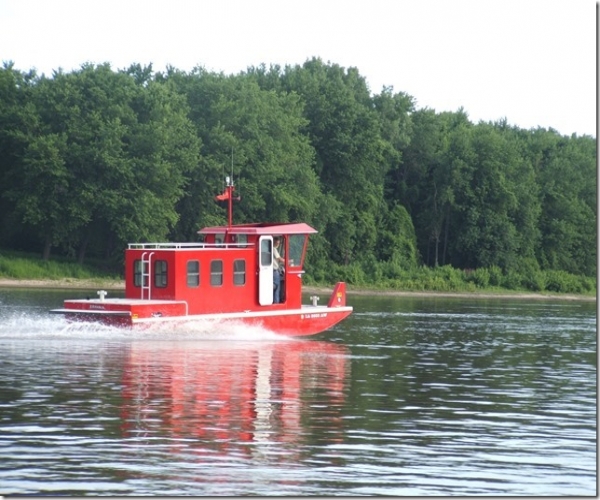 Used Boats For Sale in Iowa by owner | 2004 28 foot Custom Aluminum Plate Boat