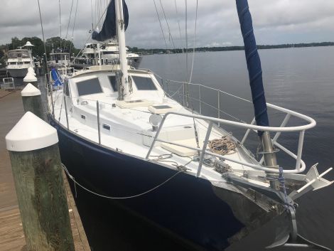 Used Sailboats For Sale by owner | 1989 44 foot Bruce Roberts pilot house cutter