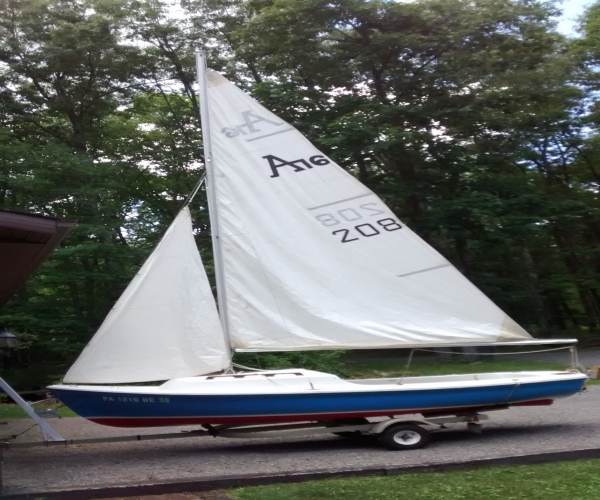 Used Sailboats For Sale by owner | 1978 16 foot American Fiberglass Day Sailer