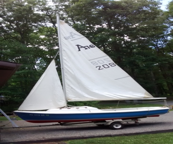 Sailboats For Sale in Maryland by owner | 1978 16 foot American Fiberglass Day Sailer