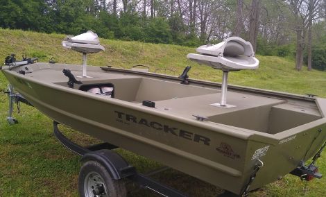 Used Boats For Sale in Lexington, Kentucky by owner | 2017 14 foot Tracker Grizzly