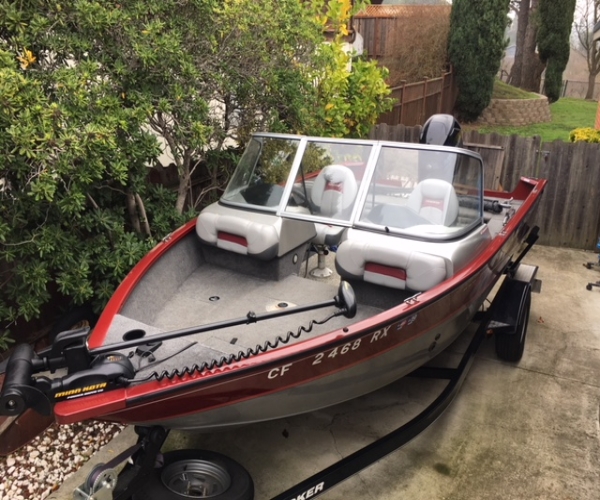 Used Ski Boats For Sale in San Jose, California by owner | 2014 Tracker pro guide v-175 combo
