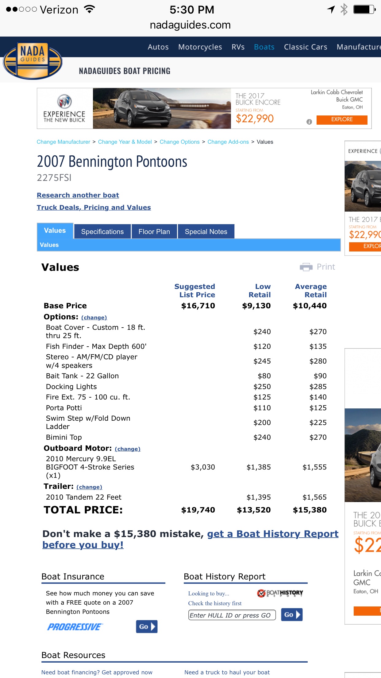 Used Pontoon Boats For Sale in Indiana by owner | 2007 Bennington 2275FSI