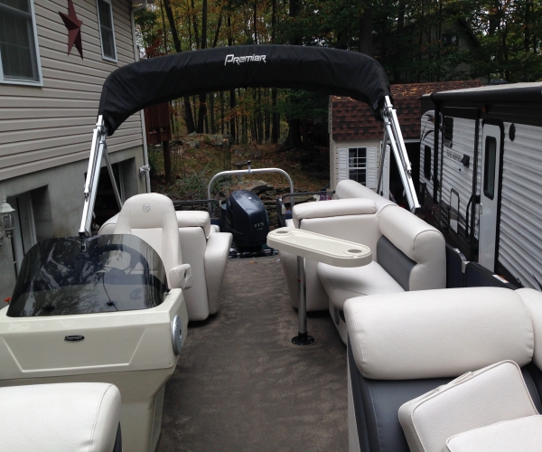 Used Pontoon Boats For Sale in Pennsylvania by owner | 2013 Premier 240 sunsation