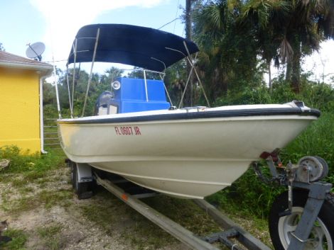 Power boats For Sale in Cape Coral, Florida by owner | 1996 19 foot Boston Whaler Outrage