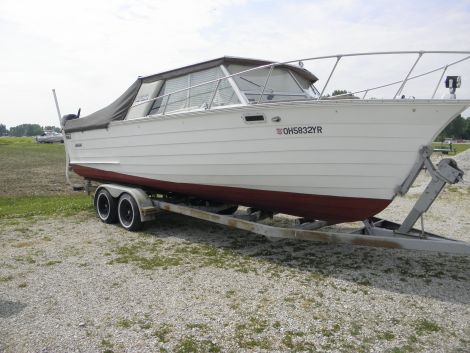 Used Skiff Craft Boats For Sale by owner | 1985 24 foot Skiff Craft wood boat