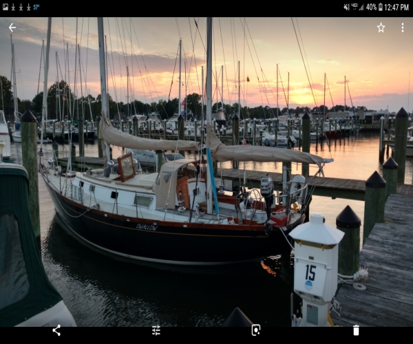 Used Sailboats For Sale  in Maryland by owner | 1976 41 foot Cheoy Lee Offshore ketch