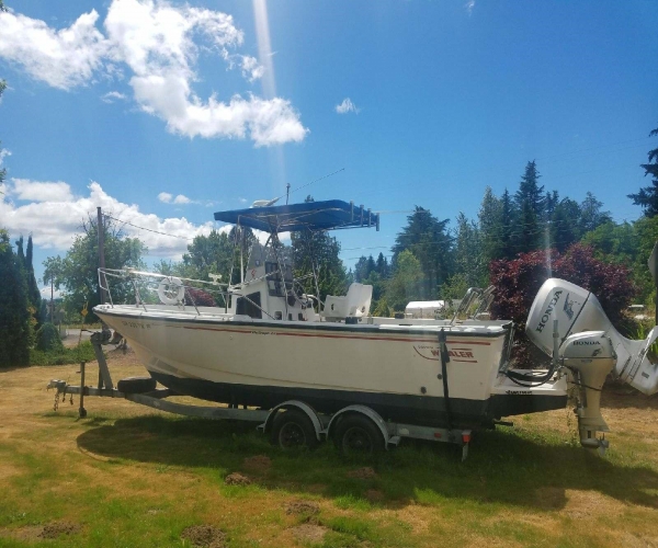 Used Boats For Sale in Portland, Oregon by owner | 1994 24 foot Boston Whaler Outrage Offshore Bracket