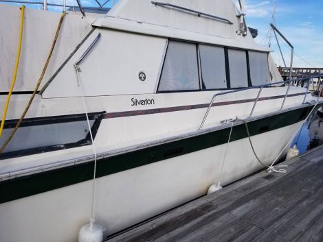 Used Boats For Sale in Georgia by owner | 1987 40 foot Silverton Aft Cabin