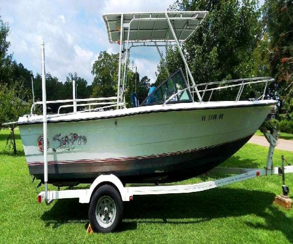 Fishing boats For Sale in Pensacola, Florida by owner | 1990 21 foot Sea Pro V-Hull