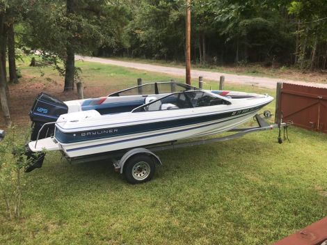 Bayliner Power boats For Sale in Texas by owner | 1987 Bayliner 1950 Bowrider Capri