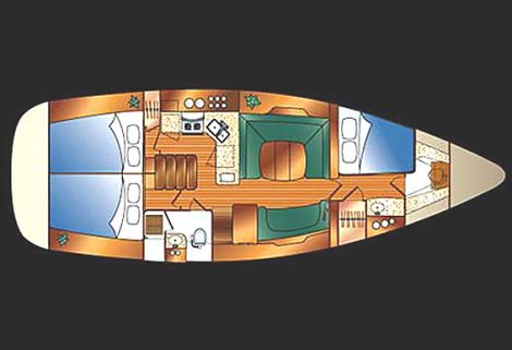 2004 Hunter 41 DS Deck Salon Sailboat for sale in Cocoa, FL - image 10 