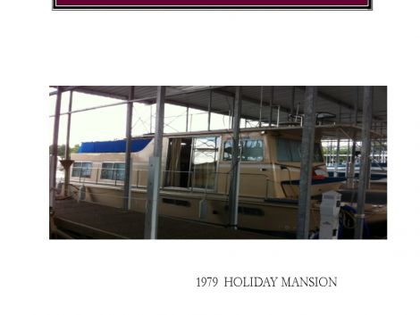 Used Holiday Mansion Houseboats For Sale by owner | 1979 36 foot Holiday Mansio