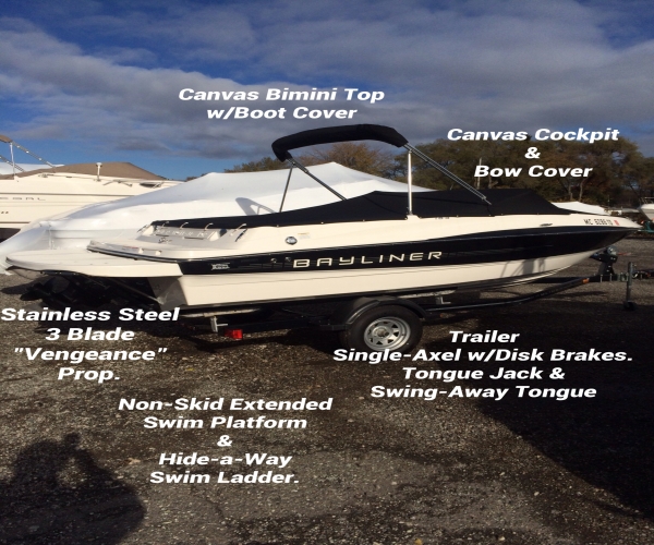 2013 Bayliner 185 Bayliner Bowrider Power boat for sale in Harrison Twp, MI Used Bayliner 185 Bayliner Bowrider Boats For Sale by owner | 2013 Bayliner 185 Bayliner Bowrider